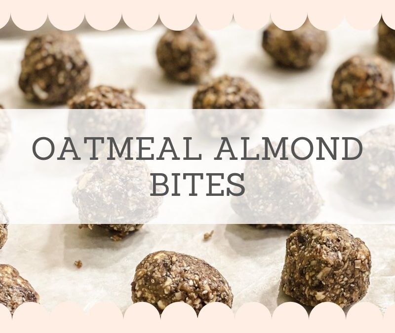 Oatmeal Almond Protein Bites – A Healthy Snack with Clean Ingredients