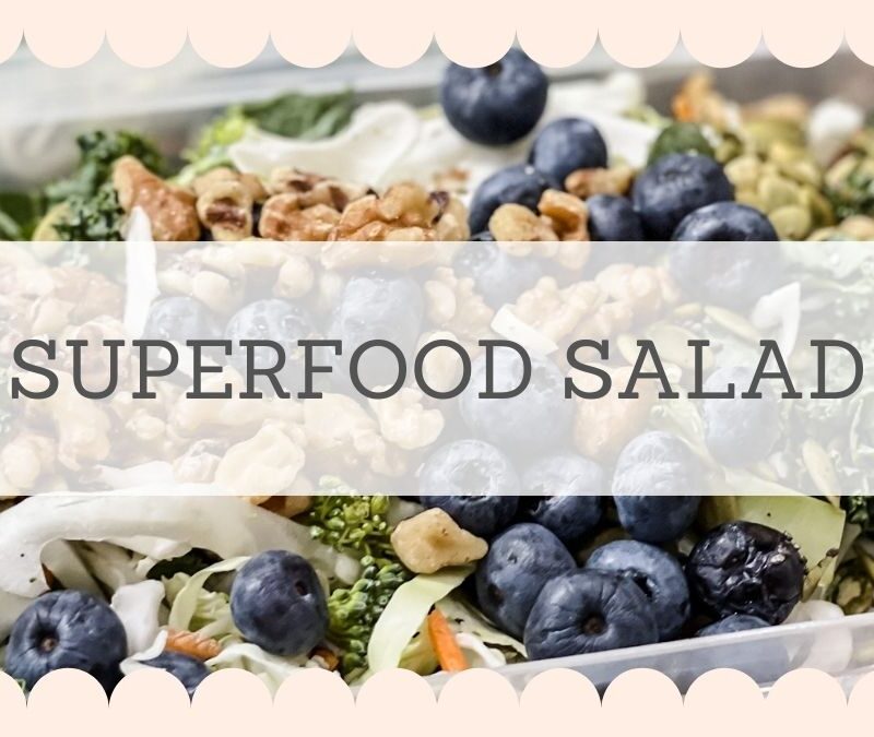 Superfood Salad: A Nutrient Dense Make-Ahead Lunch or Side Dish