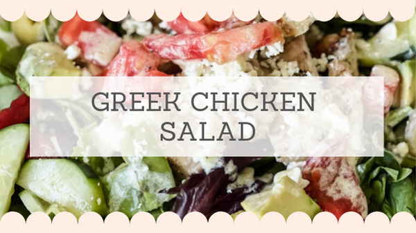 Easy Greek Chicken Salad Recipe – Perfect for Low Carb or Keto Diet